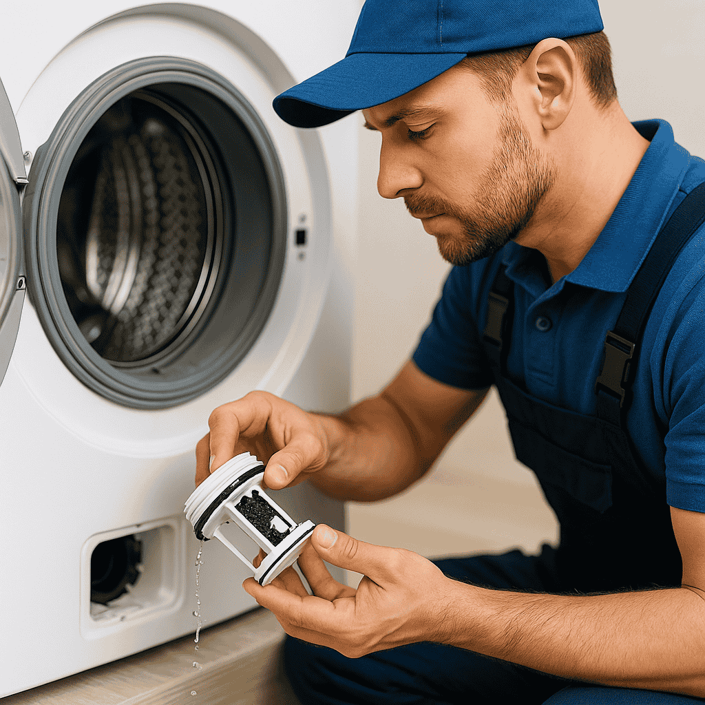 washing machine OE error code problem